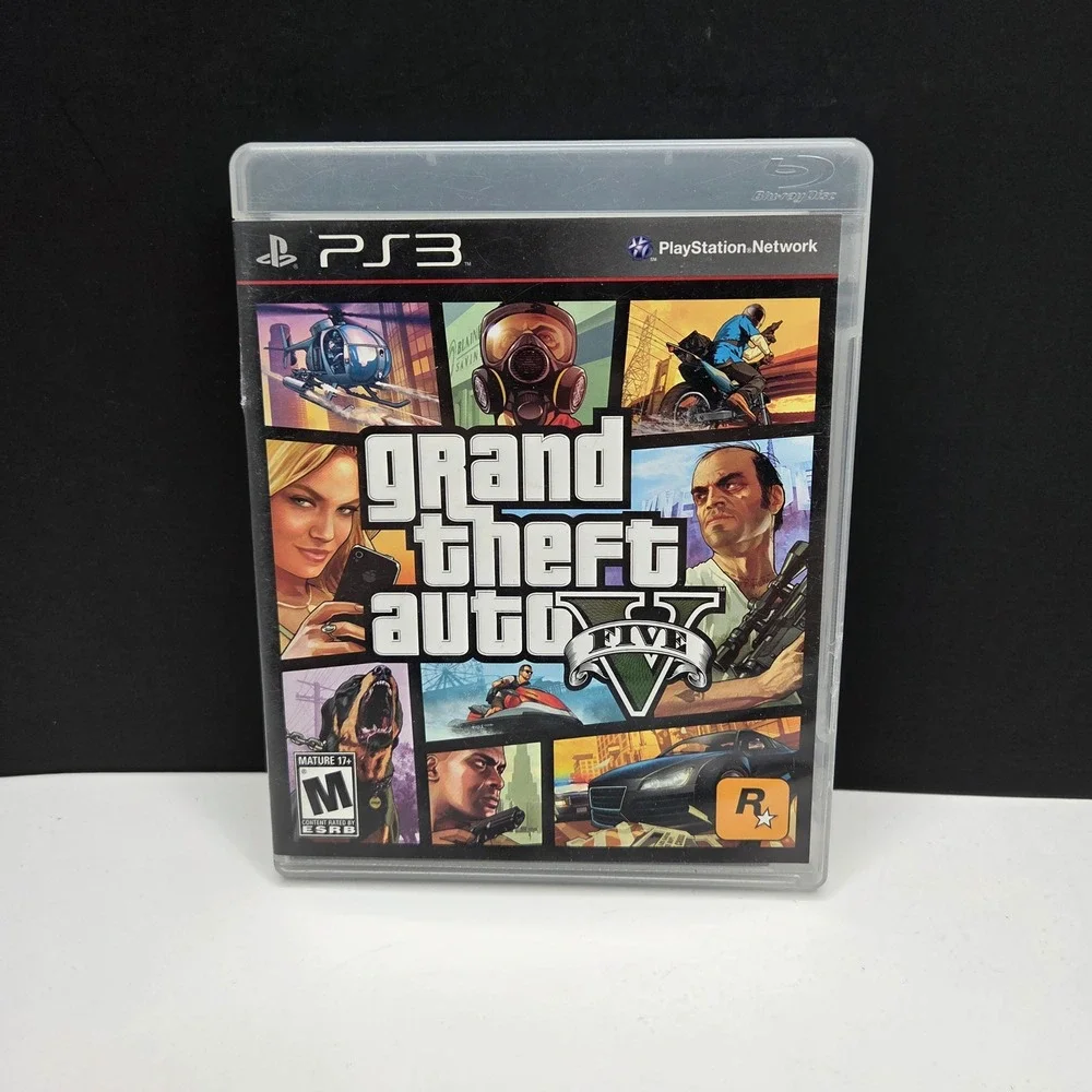 Rockstar Grand Theft Auto V GTA 5 PS3 Sony PlayStation 3 Game Map Manual Tested